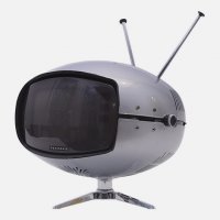 ТВ. Panasonic TR-005 Orbitel телевизор, известный как летающая тарелка или глазного яблока, 1972.