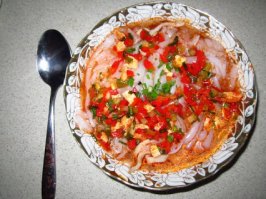 В Киргизии дунгане ашлямфу делают, глаза на лоб от перца лезут. Так что киргизы латиносам еще фору по остроте дадут ))))