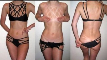 Хм.. Зачем ей вообще лифчик?