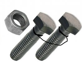 Вот правильная связь, а то потом бегать болты искать.