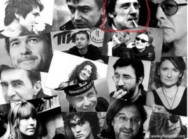 Это Владимир Семёнович?Это с какого перепугу он попал в этот коллаж ?Ещё бы Шаляпина  сюда засунули...