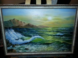 Подруга медработник, работала в страховой компании, попала под сокращение... Через пол года звонит, заходи картины мои посмотришь. Зашла и ах@... В последний раз рисовала в школе, уроки выискивает в интернете, за основу берет картины знаменитых художников...