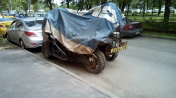 А я похоже его припаркованным видел)
Суровый пепелац))