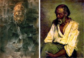 Да, Пикассо умел кистью пользоваться.