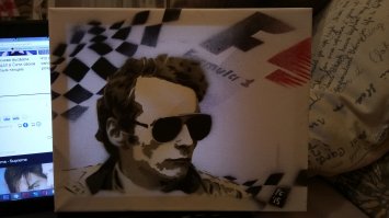 по этому случаю работа есть прошлогодняя=), к дню рождения правда, но все же =)