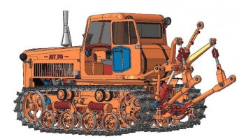 Автор, валяй уж и про ДТ-75. Самый массовый трактор то.