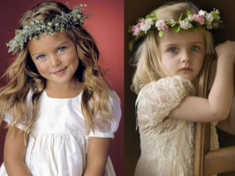 Венки бывают разные, но то что тут показали-это "полет фантазии модельера" Вот обычные польские венки из живых цветов)