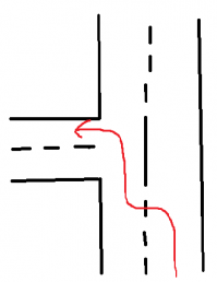 А будет ли в таком случае нарушением такой манёвр?
