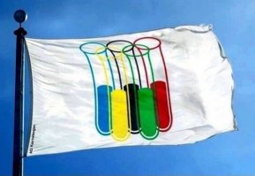 Теперь флаг Олимпиады должен выглядеть как-то так