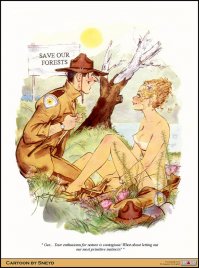 Похож на  художника - Дага Шейга,он рисует и издается в "Плейбое"- вот пара примеров.