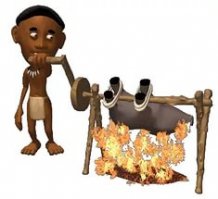 1. "Образуйство падежов" хромает. Бангладеш - слово несклоняемое, "из БангладешА" - такого склонения не существует.
2. Про мальчика и олененка. Не факт, не факт...  Мало ли? Может, он его на бережок, да к костерку тащит