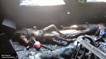 Одесса, 2 мая... Фашистские твари заживо сжигали людей в 2014 году. Там все фото жуткие...