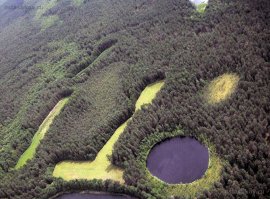 Северная часть Хачина, Черное озеро