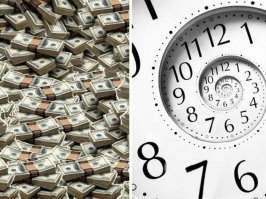 :) Больших денег у меня и не начиналось , а значит они у меня бесконечны  а время и так бесконечно пока ты жив , а как помер оно тебе нахер не надо  
Ну и как делать выбор ?