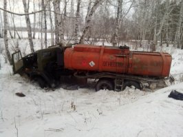 Авария дня. Столкновение иномарки и бензовоза