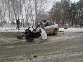Авария дня. Столкновение иномарки и бензовоза