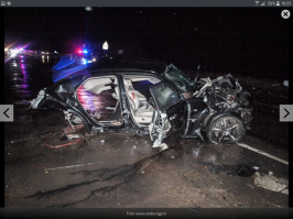 2013 году у нас была трагическая авария. Погибла семья, непонятно, что заставило отца так гнать в дожде и в месте , где знак 70 км/ч