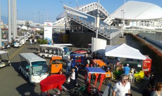 Сочи. Олимпийский парк. Днем и ночью.