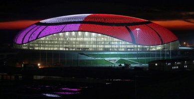 Сочи. Олимпийский парк. Ледовый дворец. Домашняя арена хоккейного клуба "Сочи".