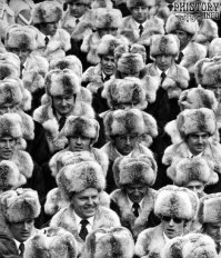 1964г. Советская сборная в мехах