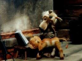 Такого маленького, такого несмышлёного даже есть неудобно.