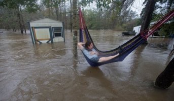 Cильнейшее наводнение в американском штате Луизиана