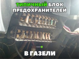 Я водитель Газели.
У меня стоят два болтика, шесть монеток и шесть "жучков". Отальные, штатные предохранители !