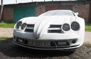 Умелец из Чернигова машинку достроил, старые фото, авто в грунте еще