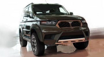 Этот фейк уже плесенью покрылся.
УАЗ 3170 примерно такой