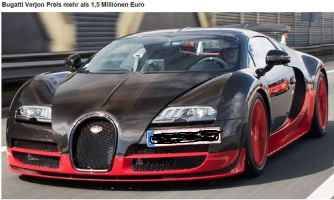 А вот мой шеф,что-то слабо!Только за 1,5 Миллион Евро купил.
Но он сказал нам,,,если мы будем еще луче работать,тогда он сможет на следующий год,,,,,,,,,,!