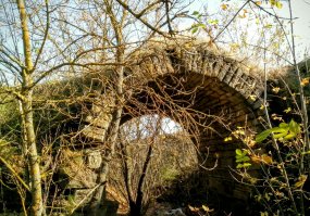 Не в Ерманиях живём, но около деревни такие мостики остались. Стоят не одну сотню лет и и может ещё постоят, если дибилоиды на квадрациклах не разрушат.Один такой уже завалили...