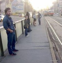 Еду я как-то в общественном транспорте, вы не поверите, с кем!