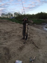 Протока Байбалак. Самую крупную сын поймал.