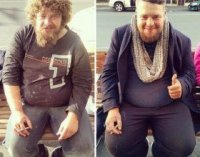 Фотопроект "Принц и нищий": бездомные рядом со своими детскими мечтами