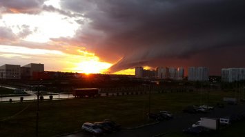 А это погода в моей деревне