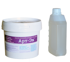 Прозрачный эпоксидный состав для горизонтальных поверхностей, комплект: основа+отвердитель, соотношение 100:60, масса: 3 кг. цена - 2400 рублей