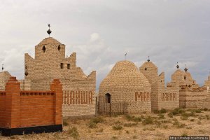 Мусульманское кладбище в Казахстане