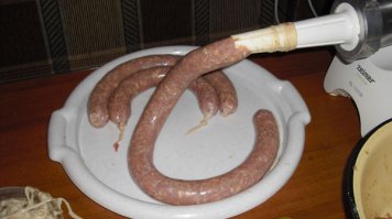 Домашняя куриная колбаса 