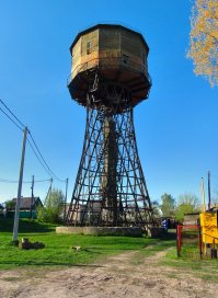 Борисов, Беларусь. водонапорная башня инженера Шухова, построена в 1927 году