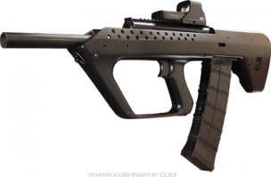 Охотникам: буллпап Сайга

Фирма KUSHNAPUP разработал конверсионный набор, который позволяет преобразовать карабин Сайга к компоновке буллпап.

Набор представляет собой полимерное ложе, в которое укладывается Сайга. Для установки Сайги в ложе требуется снятие приклада и цевье, которые установлены изначально. Соединение с новым ложем происходит с помощью винтов и отвертки, не требует какой либо квалифицированной работы и может быть произведено силами владельца карабина Сайга.

Стоимость конверсионного набора составляет 275$. Новое ложе позволяет использовать все типы магазинов для Сайги, включая барабанный. На новое ложе могут устанавливаться карабины Сайга различных калибров.