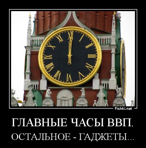 Коллекция часов президента РФ Владимира Путина в 2012 году