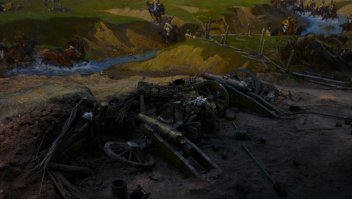 Хороший музей (и там  не только Панорама с объемными частями, но и  на 2012г интерактивными стенды и оригинальные образцы оружия и артефакты 1812г). Снимал часть в 3D.