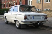 Михайло, иметь машину - никогда позором не было)))
Chevrolet Corvair 1960 года


NSU Prinz 4


Серийный ЗАЗ-966