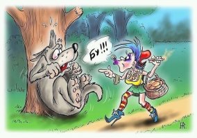 Лучшие пересказы "Красной Шапочки" в стиле разных писателей 