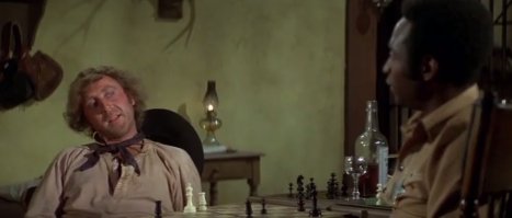 в "Сверкающих сёдлах" у него прикольная роль была  =)