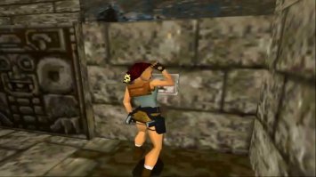 На картинке Tomb Raider c 3dfx. Без него игра выглядела гораздо страшнее.