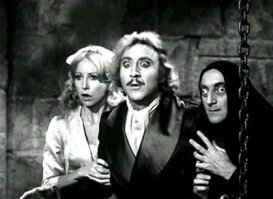 В свое время крепком поссмешил фильм "Молодой Франкенштейн".