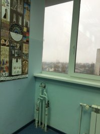 Даже не знаю, что меня больше смутило: или окно, или трубы...