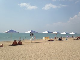 Я-таки в шоке. А ваши друзья точно в Севастополь ездили? Может обманули вас? Я каждый год отдыхаю именно в этом славном городе и не знаю где они смогли найти ПЛАТНЫЕ пляжи, да еще и такие кошмарные. Пляжей в Севастополе куча кучная на любой вкус: и песчаные, и галечные, и для детишек, и для взрослых. Всегда чистые и ухоженные. Про грибок - это вообще пестня. Не надо было с сомнительными личностями обувкой меняться. Что-то я ни разу такой бяки на пляже не ловила. Ценники - тоже подозрительно. Что-то не встретила я в Севстополе ни в кафе, ни в ресторанах дорогого кофе, да и еды вообще. Вполне приятные цены (кофе - 80-120 р). Кто же виноват, что вы там в своей забугорщине так мало получаете? Про лица. Ежели к человеку любому подходить с выражением "я тут царь, а вы - дерьмо", то у всех лица будут кислые. Уж крымчан вообще трудно обвинить в отсутствии улыбок и доброжелательного отношения. В общем, как говорится, свинья везде грязь найдет. Те, кто хоть раз был в это городе, знают ,что все ваши потуги - ложь, и...провокация, в общем...