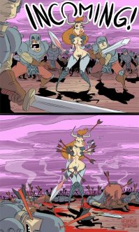 Ох уж эта женская броня в играх)